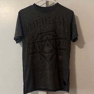 3/$20 American Fighter Charcoal Graphic Tee